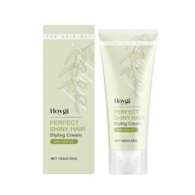 Hoygi Smooth Curly Hair Styling Cream Hydrating Smooth Repair Dry Hair Styling Natural Lasting Styling