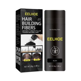 EELHOE Hair Fiber Powder, Dense Hair Hairline Cover Sparse Volumizing Fluffy Powder