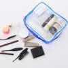 3Pcs Clear Travel Bags Waterproof Cosmetic Makeup Lotion Toiletry Wash Handbags Transparent Holder Pouch Kits For Swimming Travel Hotel