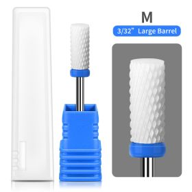 1PCS Nail Cone Tip Ceramic Drill Bits Electric Cuticle Clean Rotary For Manicure Pedicure Grinding Head Sander Tool If you purchase more than two (Type: MJ187-15)