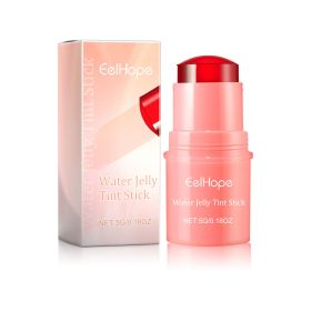 Eelhope Water Jelly Tint Stick, Blush Whitening Natural Long Lasting Lip Matte Moisturizing Lip Color Makeup Combination (Quantity: 1pc)