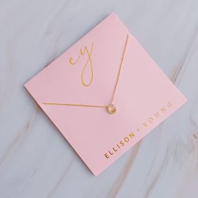 Understated Beauty Initial Necklace (Initial: G)