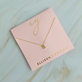 Understated Beauty Initial Necklace (Initial: B)